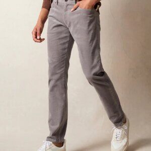 NEW, NEVER WORN- Todd Snyder Slim Straight Gray Corduroy (32 x 34)